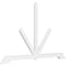 Ekena Millwork Vanguard Architectural Grade PVC Gable Bracket, 96"W x 60"H x 2"D x 4"F, 15/12 Pitch GBP096X60X0204VAN00 - alternate 1